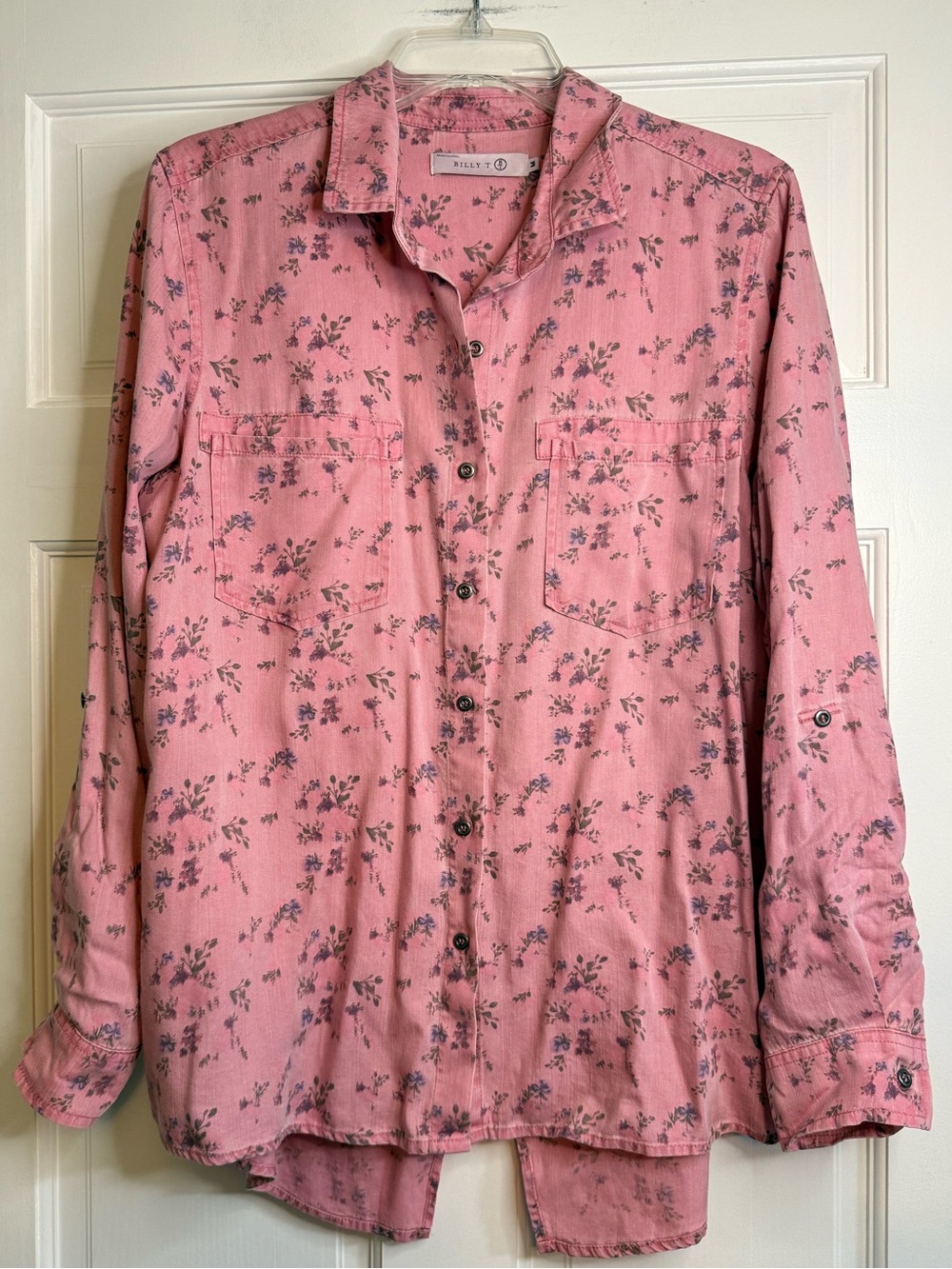 Billy T Floral Top Button Down